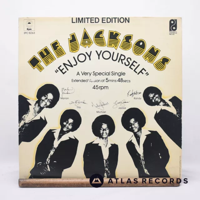 The Jacksons Enjoy Yourself Limited Edition 12" Single Vinyl Record - VG+/EX 3