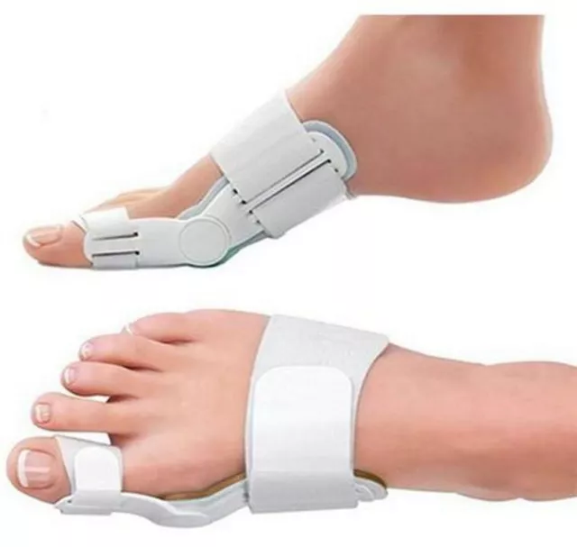 Orthopedic Bunion Corrector Toe Straightener Splint Support Flexible Hinge Strap