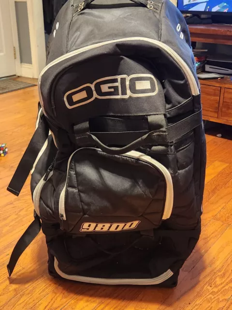 Ogio 9800 Rolling Sled 35” Black/gray Bag / Big Gear Duffle Bag Luggage Sports