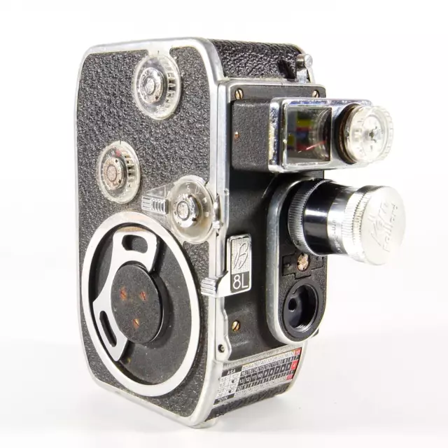 ✅ Paillard Bolex Vintage B8L 8mm Film Movie Camera with 12.5mm f2.5 Lens