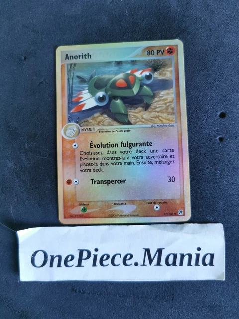 carte pokemon Anorith Holo Reverse 27/100 Ex Tempete De Sable