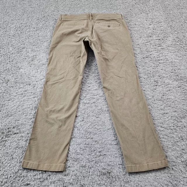 Bonobos Pants Mens 33 Beige Tailored Fit Mid Rise Organic Cotton Stretch 33x29