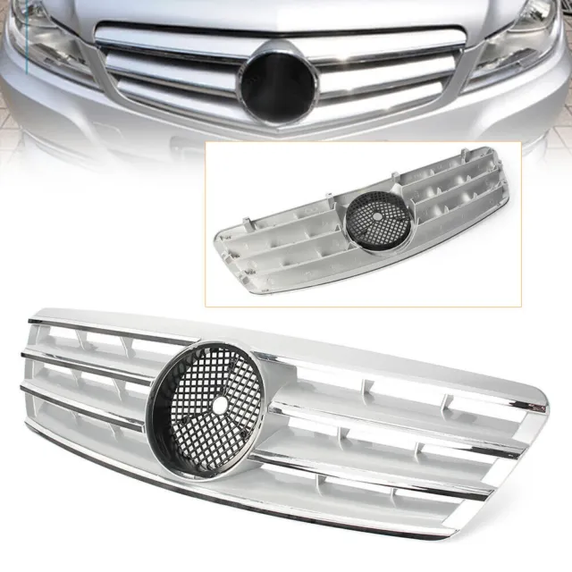 For Mercedes Benz W203 C230 C320 C240 2001-2007 Front Upper Grill Mesh Grille co