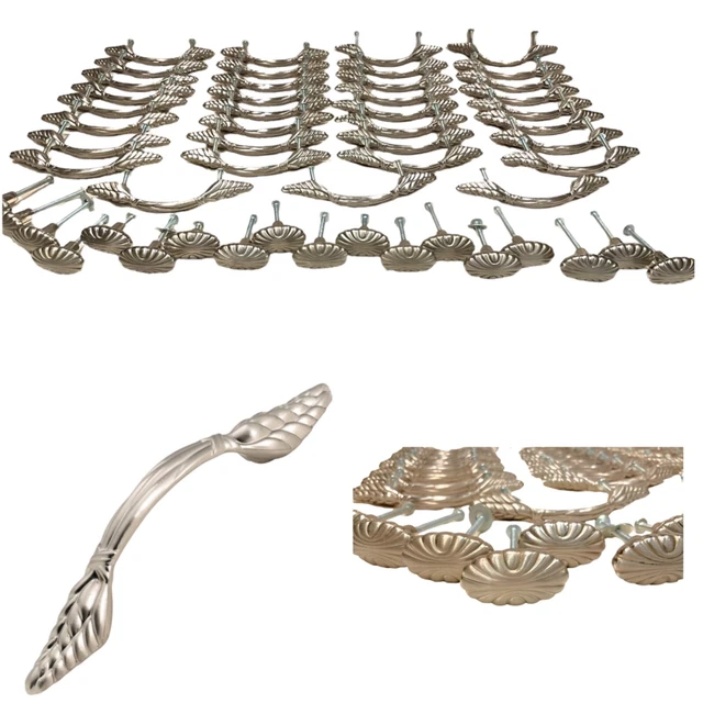53 drawer cabinet pulls handles 5 1/4" Wheat Grass Sheaves & 1.75” Knobs
