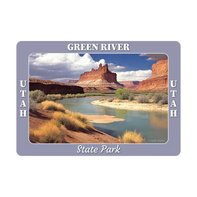 Green River State Park Utah 5x3.5 inch Sticker Decal