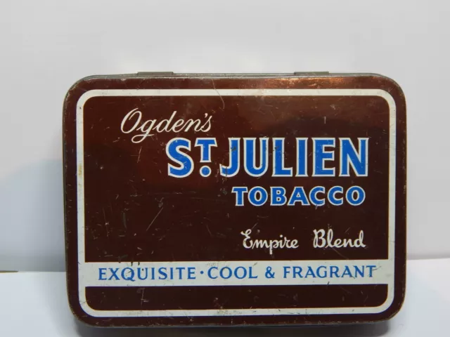 Ogden's St Julien Tobacco Empire Blend Tin 11 x 8 cm's