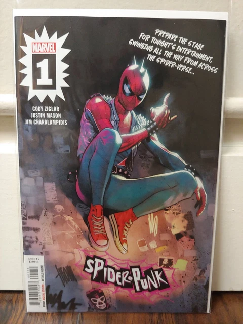 Spider-Punk # 1 🕸 Cover A Olivier Coipel 🎸 Nm Marvel Comics 2022 ♊