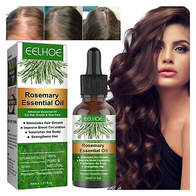 Aceite esencial de romero para el crecimiento del cabello nutrición del cuero cabelludo anti pérdida de cabello esencia