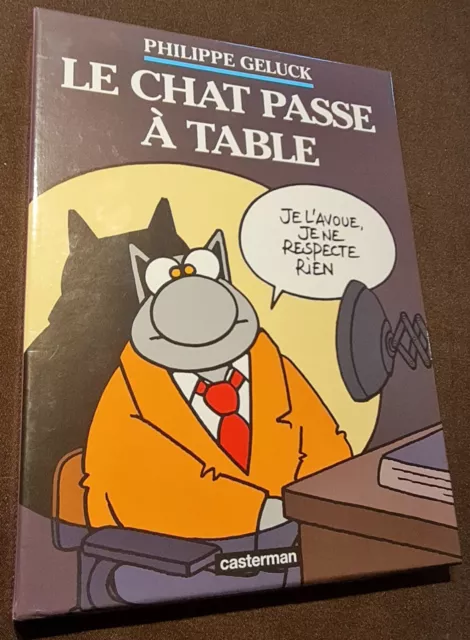 Coffret le Chat passe à table  -2 livres  - P. Geluck - 2014