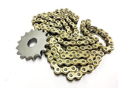 Higher Geared Chain and Sprocket set GOLD 16T front for Lexmoto Adrenaline 125