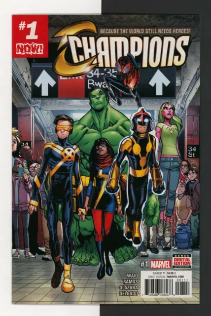 Champions #1, VF/NM,  1st Team Appearance Champions, 2016 Marvel