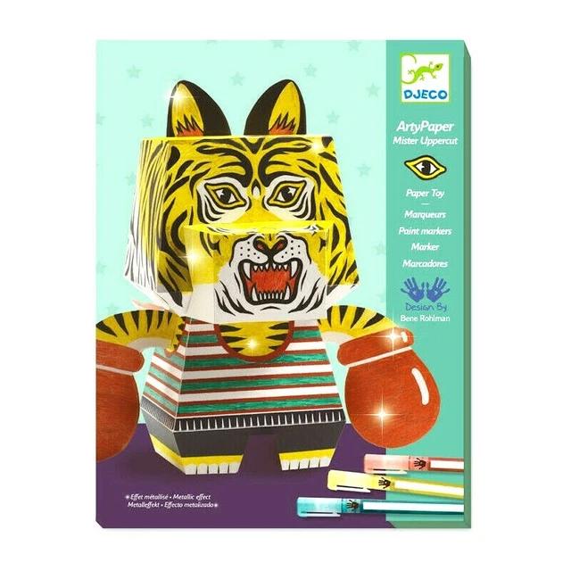 Ocio Kit Creativo - Arty Papel Mister Volutas - Djeco - Nuevo