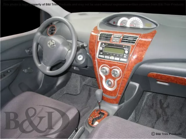 Dash Trim Kit for TOYOTA YARIS 07 08 09 10 11 carbon fiber wood aluminum