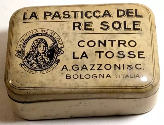 LA PASTICCA DEL Re Sole-Rara Scatola Di Latta-Vintage-D'epoca-Usata EUR  19,99 - PicClick IT