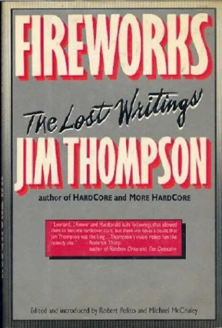 Fireworks Hardcover Jim Thompson