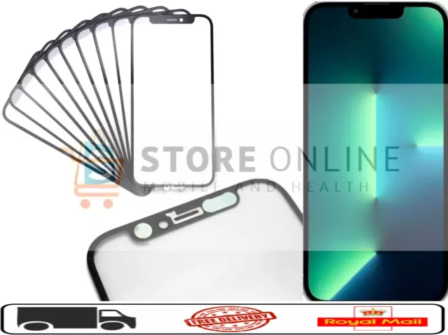 OCA Front Glass Screen Replacement For iPhone X XS 11 12 13 14 Mini Plus Pro Max
