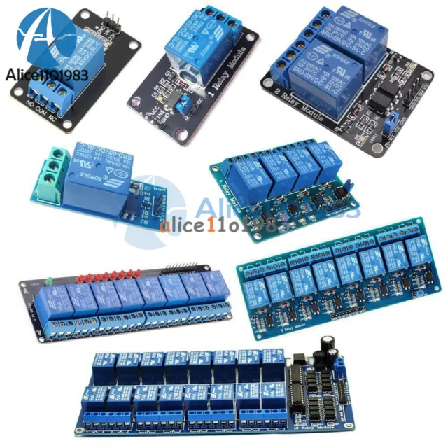 5V 1/2/4/6/8 Channel Relay Board Module Optocoupler LED for Arduino PiC ARM AVR