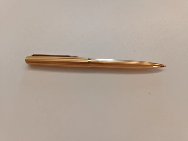 Stylo à Bille Lalex Plaqué Or - Occasion (État à Vérifier)