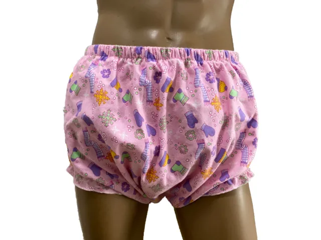 Pantalones de franela de algodón estampados de algodón para incontinencia adulta Haian ABDL #PM003-5