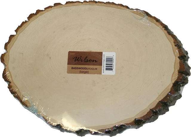 Wilson Basswood Round/Oval (Large (9-11 Inch Wide X 5/8 Inch Thick))
