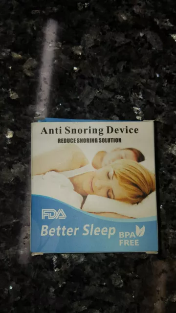 Anti Snoring device  FDA Approved BPA Free new  FREE SHIPPING Q-3