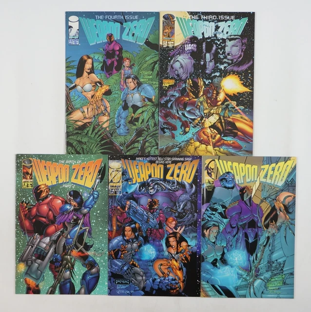 Weapon Zero #0 & 1-4 VF/NM complete series Walter Simonson Joe Benitez set 2 3