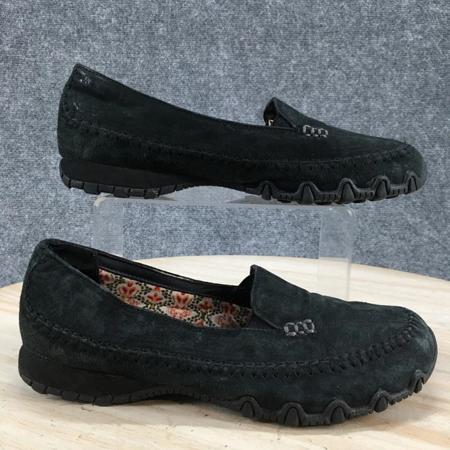 SKECHERS SHOES WOMENS 7.5 Relaxed Fit Bikers Contained Low