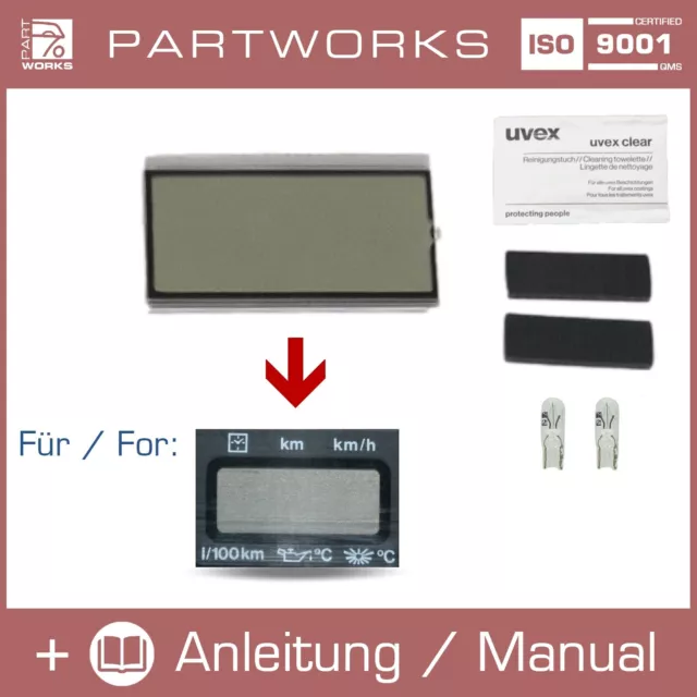 Tacho Display für VW Golf 1 2 MK II Bordcomputer Kombiinstrument Motometer