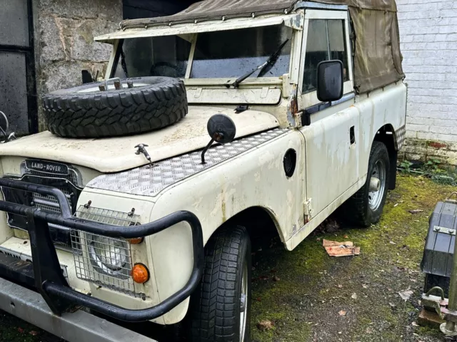 Land Rover Series 3 88" Station Wagon Restoration Project 1982