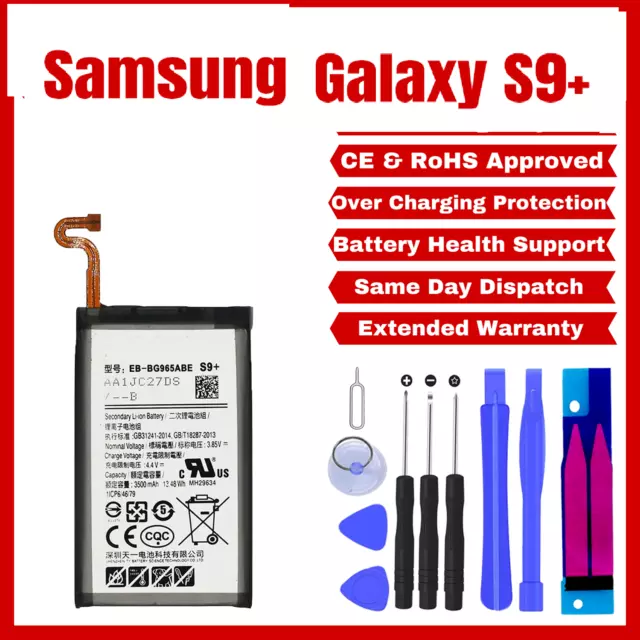 Genuine Samsung Galaxy S9 Plus Original Replacement 3500mAh Battery EB-BG965ABE