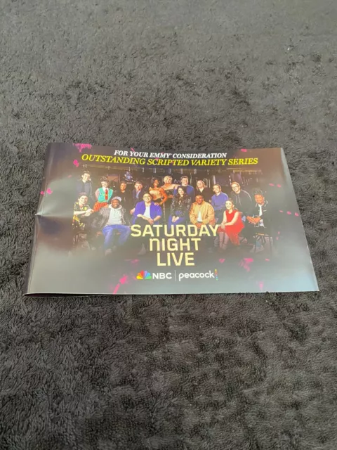 SATURDAY NIGHT LIVE 2023 Emmy ad with cast, SNL, Best Scripted Variety Series