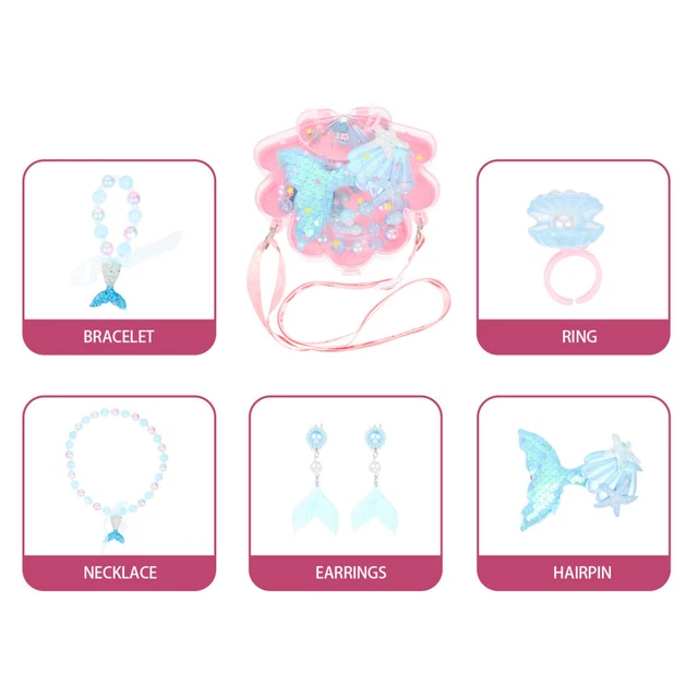 1 Set Dekorative Elegante Schöne Kleines Mädchen Schmuck Für Geschenk Kinder 11