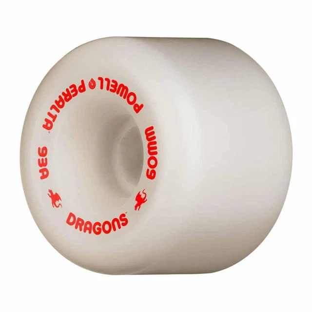 Powell Dragon Formula 93A Skateboard Wheels Off White 60mm x 39mm