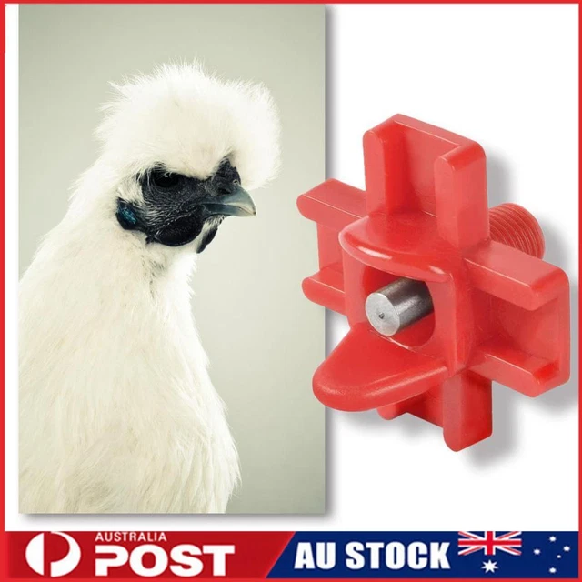 12pcs Chicken Drinker Feeder Automatic Chick Quail Water Nipple Drinking Tools