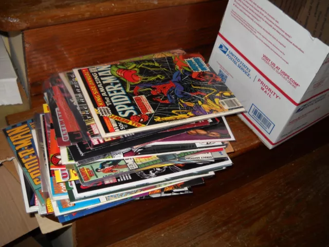48 Old NM Comics All Spider-Man Amazing Web PPSM 80's & Up Goblin Marvel Lot#542