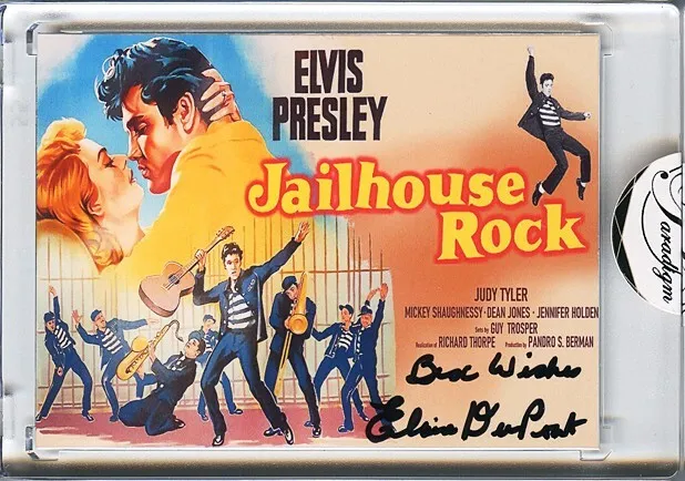 -Elvis Presley: Jailhouse Rock- Signed/Autograph/Auto Certified Movie Card
