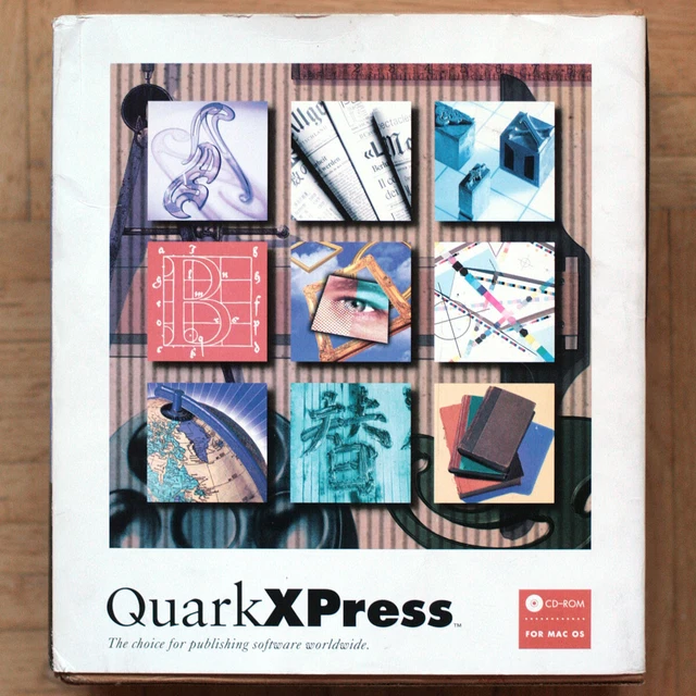 Quark Xpress 3.31 & 4.03 • Apple • Software • 4 Licences 1 Anglais & 3 Francais