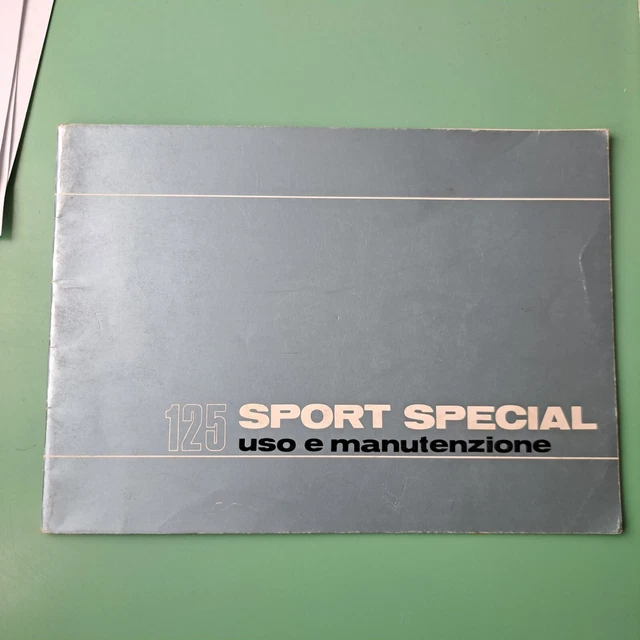 Libretto uso e manutenzione Benelli 125 SPORT SPECIAL ORIGINALE