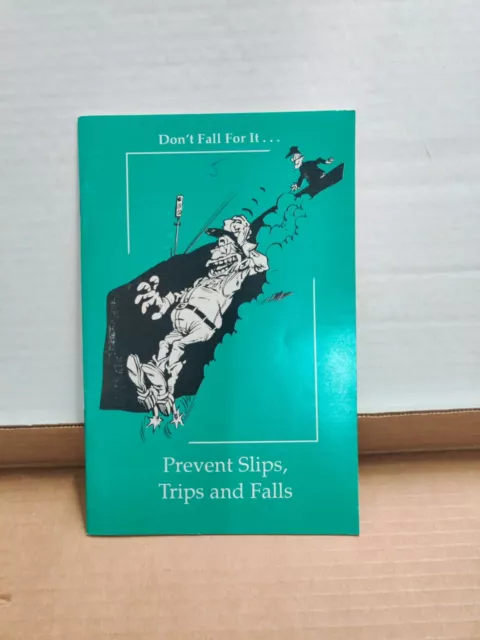 Vintage CSX Transportsicherheit Verhindern Rutschen Reisen und Stürze Handbuch Broschüre