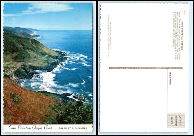 OREGON Postcard - Oregon Coast, Cape Perpetua GZ