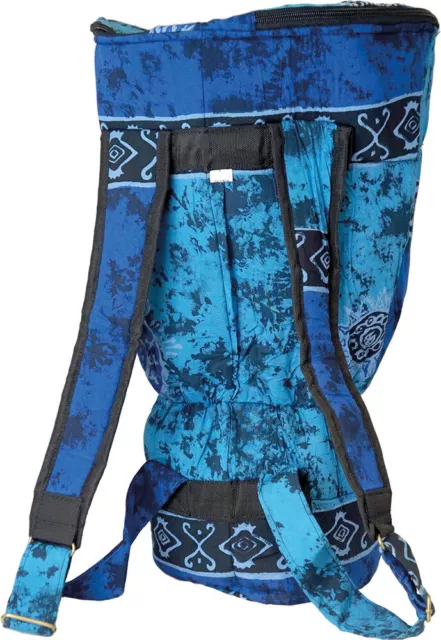 Djembe Bag by Viking. Blue pattern, 50cm high bag for Djembe Drum. At Hobgoblin 2