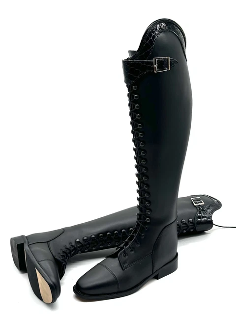 Ehorses Reitstiefel Damen 39 REITSTIEFEL DRESSURSTIEFEL SCHWARZ