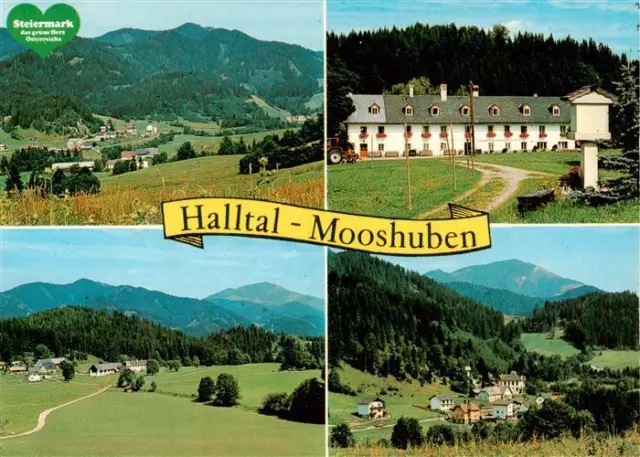 73914256 Halltal_Steiermark_AT Mooshuben Panorama Teilansichten