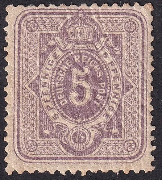 Deutsches Reich 5 Pfennige Mi.Nr. 32 postfrisch geprüft Mi.Wert 1200 € (1553)