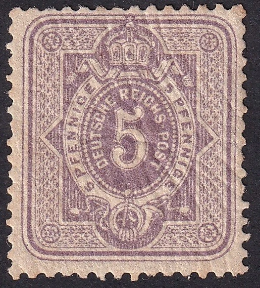 Deutsches Reich 5 Pfennige Mi.Nr. 32 postfrisch geprüft Mi.Wert 1200 € (1553)