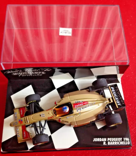 1/43 Scale Minichamps F1 Formula One Jordan Peugeot 196 R Barrichello