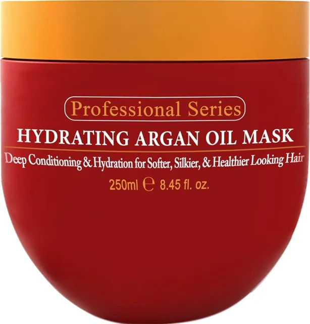 Argan Oil Hair Mask - Deep Conditioner for Dry or Damaged Hair, 8.45 Oz - B45