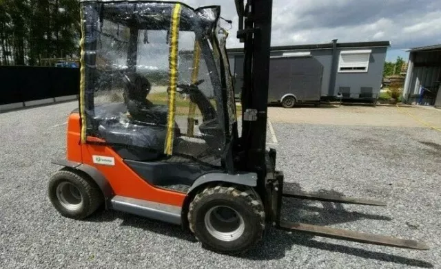 Premium Full Forklift Cab Enclosure Cover Clear Vinyl Fits Standard Large Size