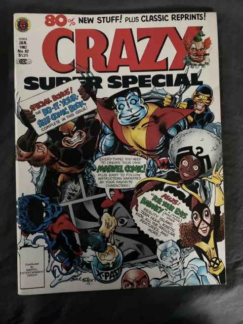 January 1982 Crazy Super Special #82  Comic Magazine  #A428  Super Clean