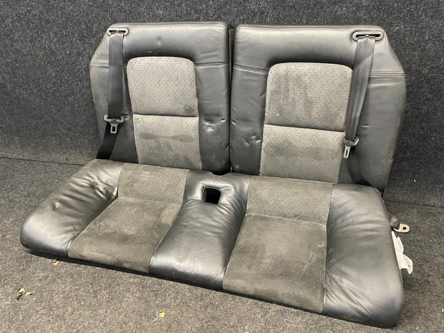 LEDER ALCANTARA RÜCKSITZBANK Audi TT 8N Coupe Rückbank Sitz Ausstattung ...